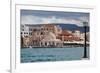 Greece, Crete, Chania, Venetian Harbour, Mosque-Catharina Lux-Framed Photographic Print