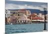 Greece, Crete, Chania, Venetian Harbour, Mosque-Catharina Lux-Mounted Photographic Print