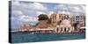 Greece, Crete, Chania, Venetian Harbour, Mosque-Catharina Lux-Stretched Canvas