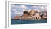 Greece, Crete, Chania, Venetian Harbour, Mosque-Catharina Lux-Framed Photographic Print