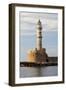 Greece, Crete, Chania. Venetian Lighthouse at the Old Harbor-Hollice Looney-Framed Photographic Print