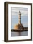 Greece, Crete, Chania. Venetian Lighthouse at the Old Harbor-Hollice Looney-Framed Photographic Print