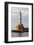 Greece, Crete, Chania. Venetian Lighthouse at the Old Harbor-Hollice Looney-Framed Photographic Print