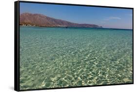 Greece, Crete, Dream Beach Elafonisi-Catharina Lux-Framed Stretched Canvas