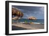 Greece, Crete, Lapetra, Beach Restaurant-Catharina Lux-Framed Photographic Print