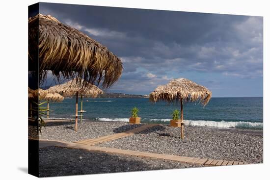 Greece, Crete, Lapetra, Beach Restaurant-Catharina Lux-Stretched Canvas