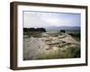 Greece, Crete, Phaistos Palace, with Messara Plain in Background, 16th-15th Century BC-null-Framed Giclee Print