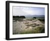 Greece, Crete, Phaistos Palace, with Messara Plain in Background, 16th-15th Century BC-null-Framed Giclee Print