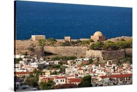 Greece, Crete, Rethimnon, Fortezza, Distant View-Catharina Lux-Stretched Canvas