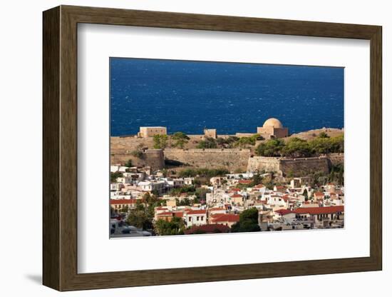 Greece, Crete, Rethimnon, Fortezza, Distant View-Catharina Lux-Framed Photographic Print