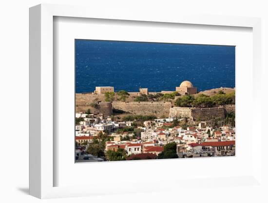 Greece, Crete, Rethimnon, Fortezza, Distant View-Catharina Lux-Framed Photographic Print