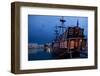 Greece, Crete, Rethimnon, Venetian Harbour, Pirate Ship-Catharina Lux-Framed Photographic Print