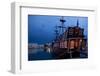 Greece, Crete, Rethimnon, Venetian Harbour, Pirate Ship-Catharina Lux-Framed Photographic Print