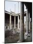 Greece, Cyclades Islands, Delos Island, House of Hermes, Interior Courtyard-null-Mounted Giclee Print