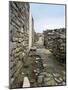 Greece, Cyclades Islands, Delos Island, Main Street of Theatre District-null-Mounted Giclee Print