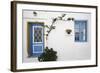 Greece, Cyclades Islands, Paros, Naoussa, Doorway of House-Walter Bibikow-Framed Photographic Print