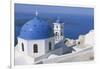 Greece, Cyclades Islands, Santorini Archipelago, Thera Island, Imerovigli, Church and Bell Tower-null-Framed Giclee Print