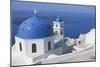 Greece, Cyclades Islands, Santorini Archipelago, Thera Island, Imerovigli, Church and Bell Tower-null-Mounted Giclee Print