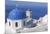 Greece, Cyclades Islands, Santorini Archipelago, Thera Island, Imerovigli, Church and Bell Tower-null-Mounted Giclee Print