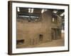 Greece, Cyclades Islands, Santorini, Island of Thera, Building at Akrotiri Archaeological Site-null-Framed Giclee Print