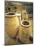 Greece, Cyclades Islands, Santorini, Island of Thera, Pithoi Storage Jars at Akrotiri-null-Mounted Giclee Print
