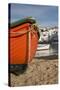Greece, Cyclades, Mykonos, Hora. Harbor view with fishing boats.-Cindy Miller Hopkins-Stretched Canvas