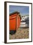 Greece, Cyclades, Mykonos, Hora. Harbor view with fishing boats.-Cindy Miller Hopkins-Framed Photographic Print