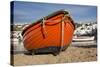 Greece, Cyclades, Mykonos, Hora. Harbor view with fishing boats.-Cindy Miller Hopkins-Stretched Canvas