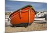 Greece, Cyclades, Mykonos, Hora. Harbor view with fishing boats.-Cindy Miller Hopkins-Mounted Photographic Print