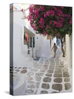 Greece, Cyclades, Mykonos, Mykonos Town-Michele Falzone-Stretched Canvas
