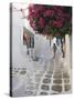 Greece, Cyclades, Mykonos, Mykonos Town-Michele Falzone-Stretched Canvas