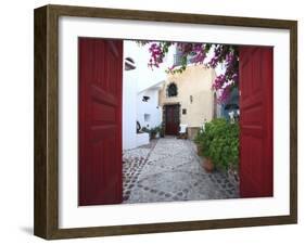 Greece, Cyclades, Santorini, Fira (Thira)-Michele Falzone-Framed Photographic Print