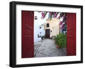 Greece, Cyclades, Santorini, Fira (Thira)-Michele Falzone-Framed Photographic Print