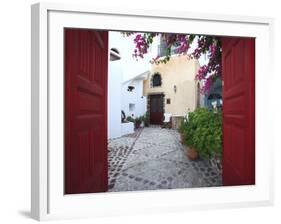 Greece, Cyclades, Santorini, Fira (Thira)-Michele Falzone-Framed Photographic Print