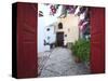 Greece, Cyclades, Santorini, Fira (Thira)-Michele Falzone-Stretched Canvas