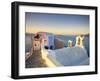 Greece, Cyclades, Santorini, Oia Town and Santorini Caldera-Michele Falzone-Framed Photographic Print