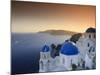 Greece, Cyclades, Santorini, Oia Town and Santorini Caldera-Michele Falzone-Mounted Photographic Print