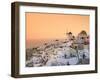 Greece, Cyclades, Santorini, Oia Town and Santorini Caldera-Michele Falzone-Framed Photographic Print