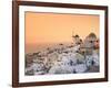 Greece, Cyclades, Santorini, Oia Town and Santorini Caldera-Michele Falzone-Framed Photographic Print