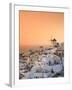 Greece, Cyclades, Santorini, Oia Town and Santorini Caldera-Michele Falzone-Framed Photographic Print