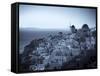 Greece, Cyclades, Santorini, Oia Town and Santorini Caldera-Michele Falzone-Framed Stretched Canvas