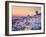 Greece, Cyclades, Santorini, Oia Town and Santorini Caldera-Michele Falzone-Framed Photographic Print