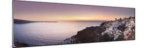 Greece, Cyclades, Santorini, Panoramic View Oia Town and Santorini Caldera-Michele Falzone-Mounted Photographic Print