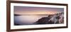 Greece, Cyclades, Santorini, Panoramic View Oia Town and Santorini Caldera-Michele Falzone-Framed Photographic Print