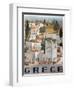 Greece Dandros travel poster-null-Framed Giclee Print