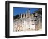 Greece, Delphi, Polygonal Wall Beneath Temple of Apollo, at Archaeological Site-null-Framed Giclee Print