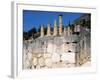 Greece, Delphi, Polygonal Wall Beneath Temple of Apollo, at Archaeological Site-null-Framed Giclee Print