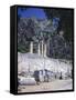 Greece, Delphi, Portico of the Athenians,5th Century BC, Ancient Greece-null-Framed Stretched Canvas