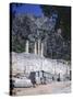 Greece, Delphi, Portico of the Athenians,5th Century BC, Ancient Greece-null-Stretched Canvas