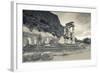 Greece, Delphi, Sanctuary of Athena Pronea, Structure of the Tholos-Walter Bibikow-Framed Photographic Print